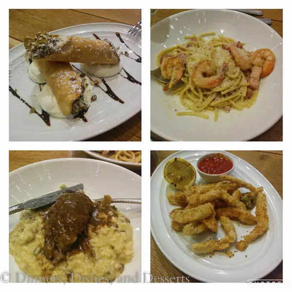 Universal Studios Orlando - dinner at Vivo Italian Kitchen at City Walk