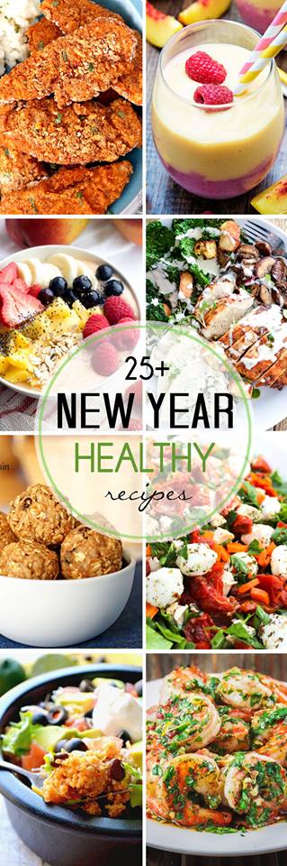 25+ Healthy Recipes for the New Year - over 30 healthy recipes to get you started on the right foot this new year!