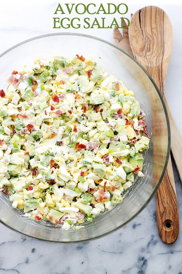 Avocado Egg Salad {Diethood}