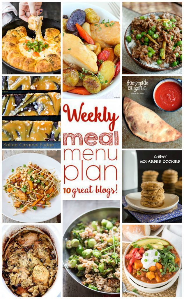 Weekly Meal Plan Week 21 - 10 great bloggers bringing you a full week of recipes including dinner, sides dishes, and desserts!