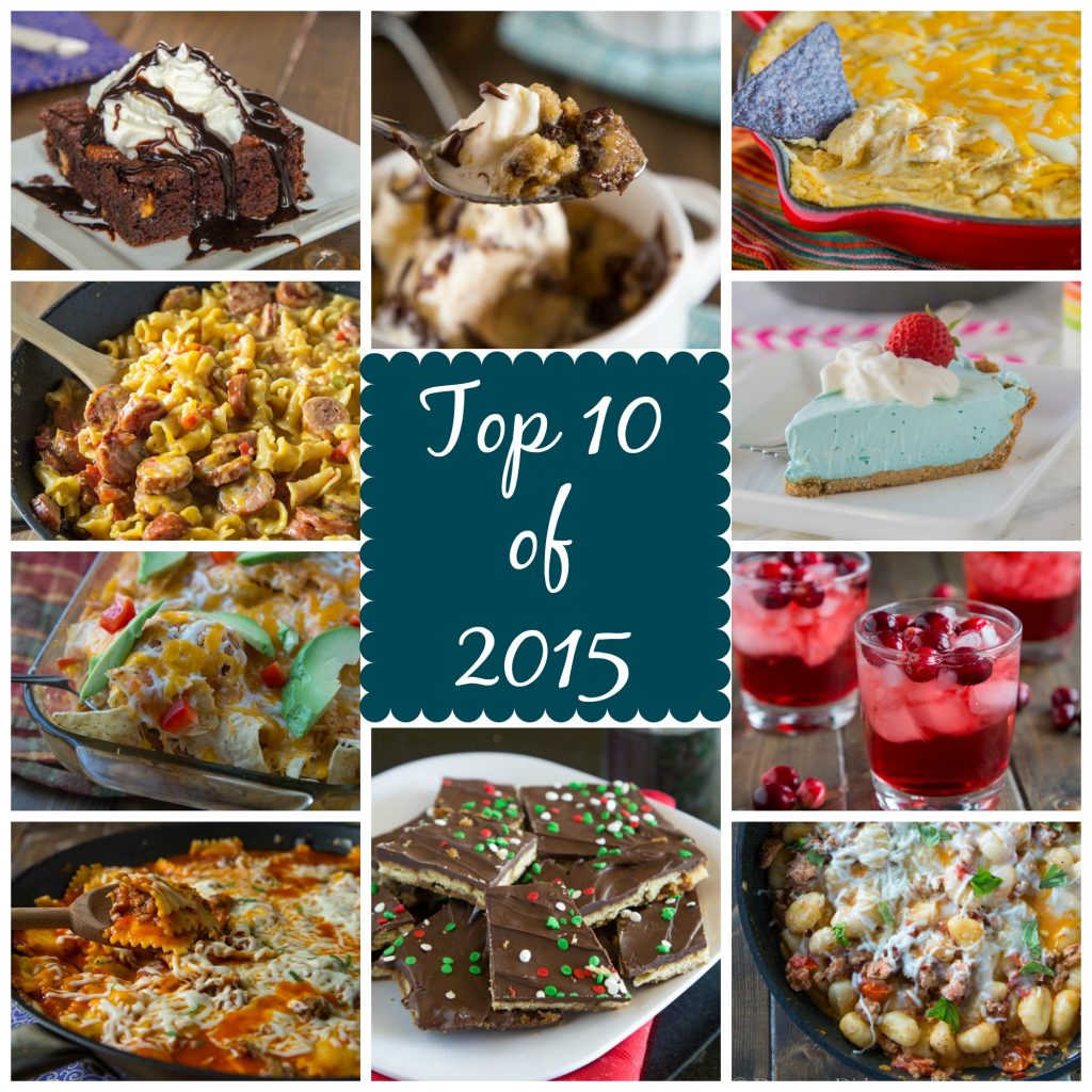 Top 10 of 2015 - the top 10 most popular recipes from 2015!