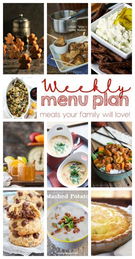 Weekly Meal Plan Week 23 - 10 great bloggers bringing you a full week of recipes including dinner, sides dishes, drinks and desserts!