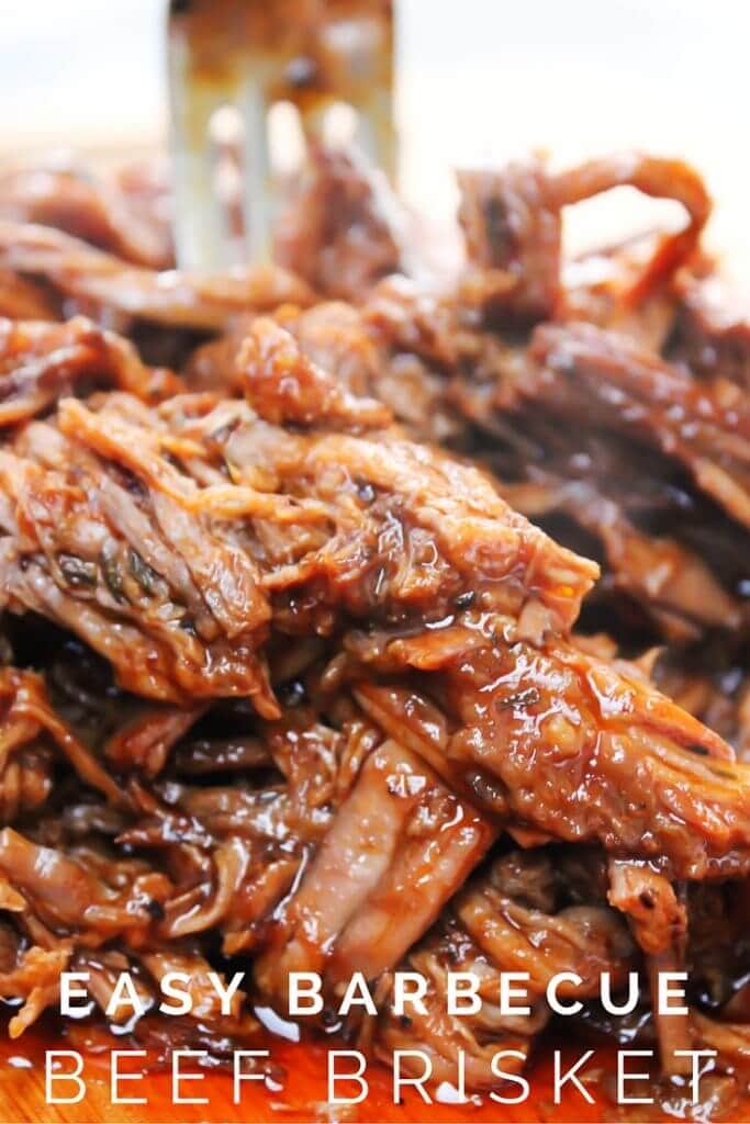 Easy Barbecue Beef Brisket {A Dash of Sanity}