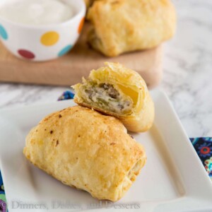 cropped close up sausage roll