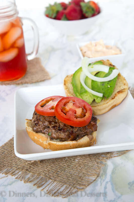 Jalapeno Bacon Burger {Dinners, Dishes, and Desserts}