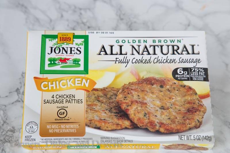 jones dairy farm  all natural fully cooked chicken sausage