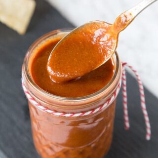 Homemade Enchilada Sauce is so easy to make, you will never go back to the canned stuff again!