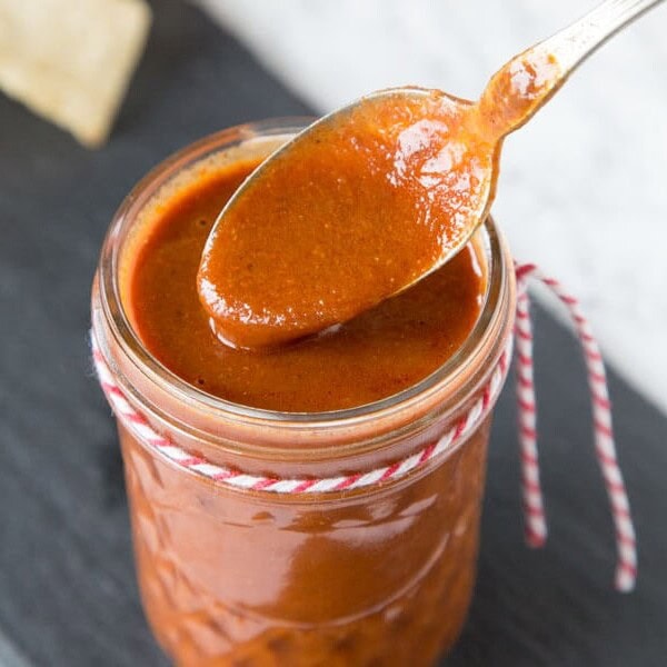 Homemade Enchilada Sauce is so easy to make, you will never go back to the canned stuff again!