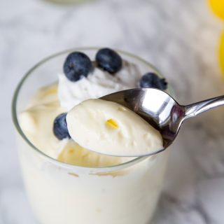 Light and fluffy Creamy Lemon Mousse that is sweet, slightly tart, and much easier to make than you'd think!