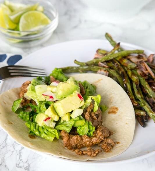 Blue Apron Review: Meal 1 - beef tacos with roasted green beans