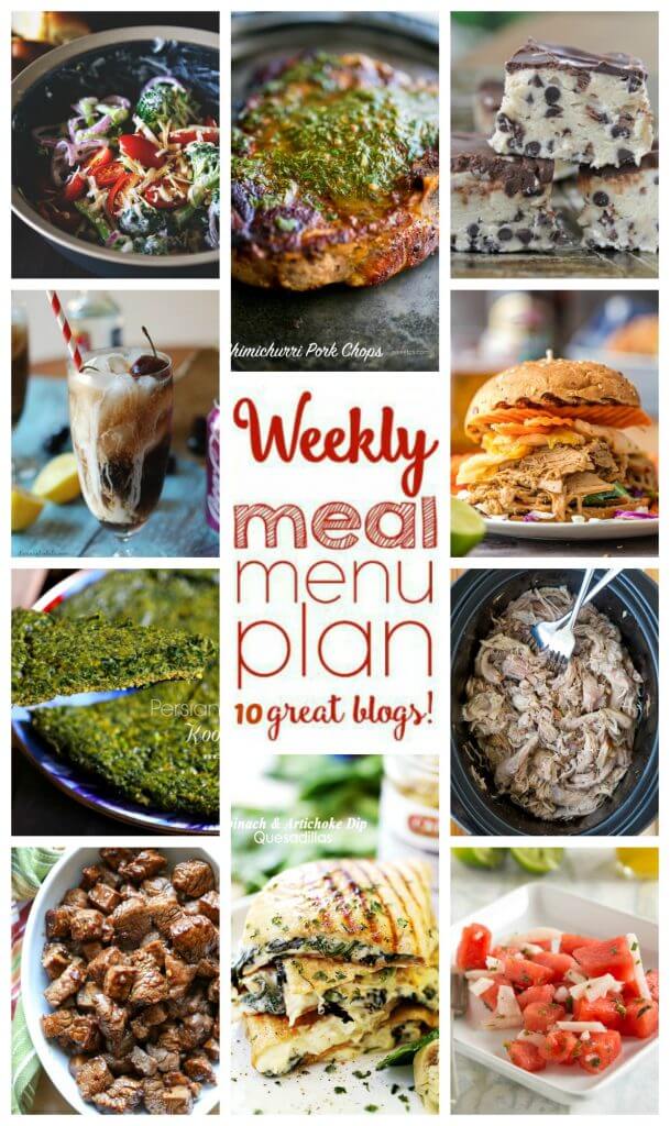 Weekly Meal Plan Week 48 – 10 great bloggers bringing you a full week of recipes including dinner, sides dishes, and desserts!