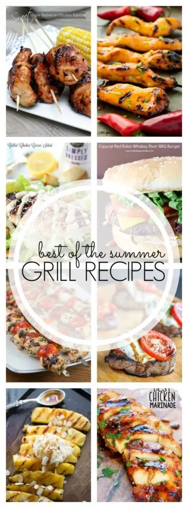 Summer Grilling Recipes - over 20 recipes that will have you covered for all of your grilling needs this summer!