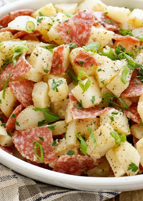 Italian Potato Salad {Barefeet in the Kitchen}
