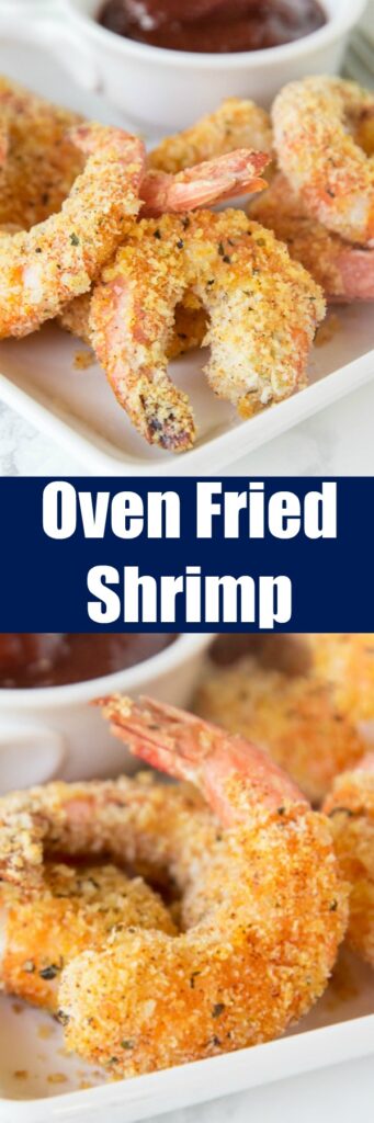 Crispy Oven Fried Shrimp Recipe - Dinners, Dishes, and Desserts