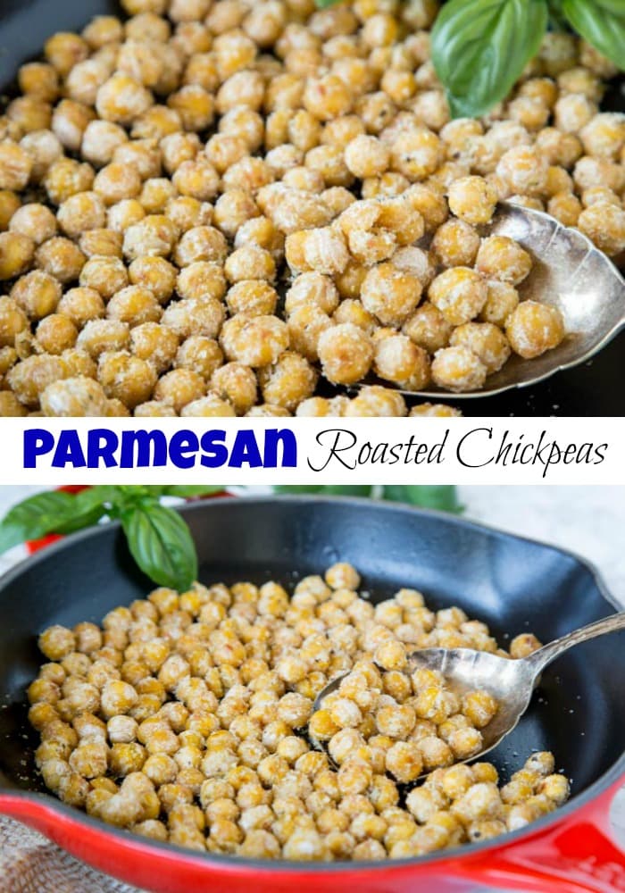 close up of roasted chickpeas