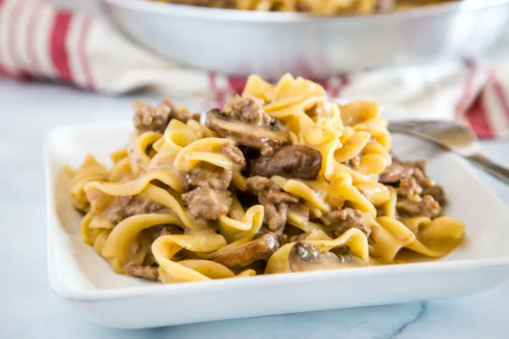 A close up of a plate of food, with Beef and Dinner