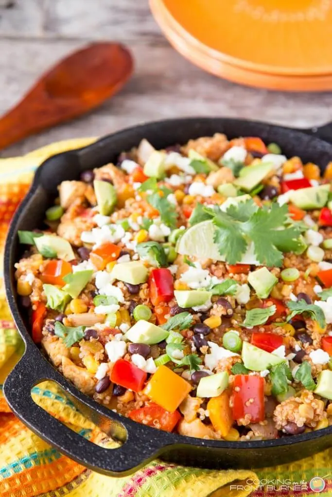 Quinoa Mexican Skillet Dinners {Cooking on the Front Burners}