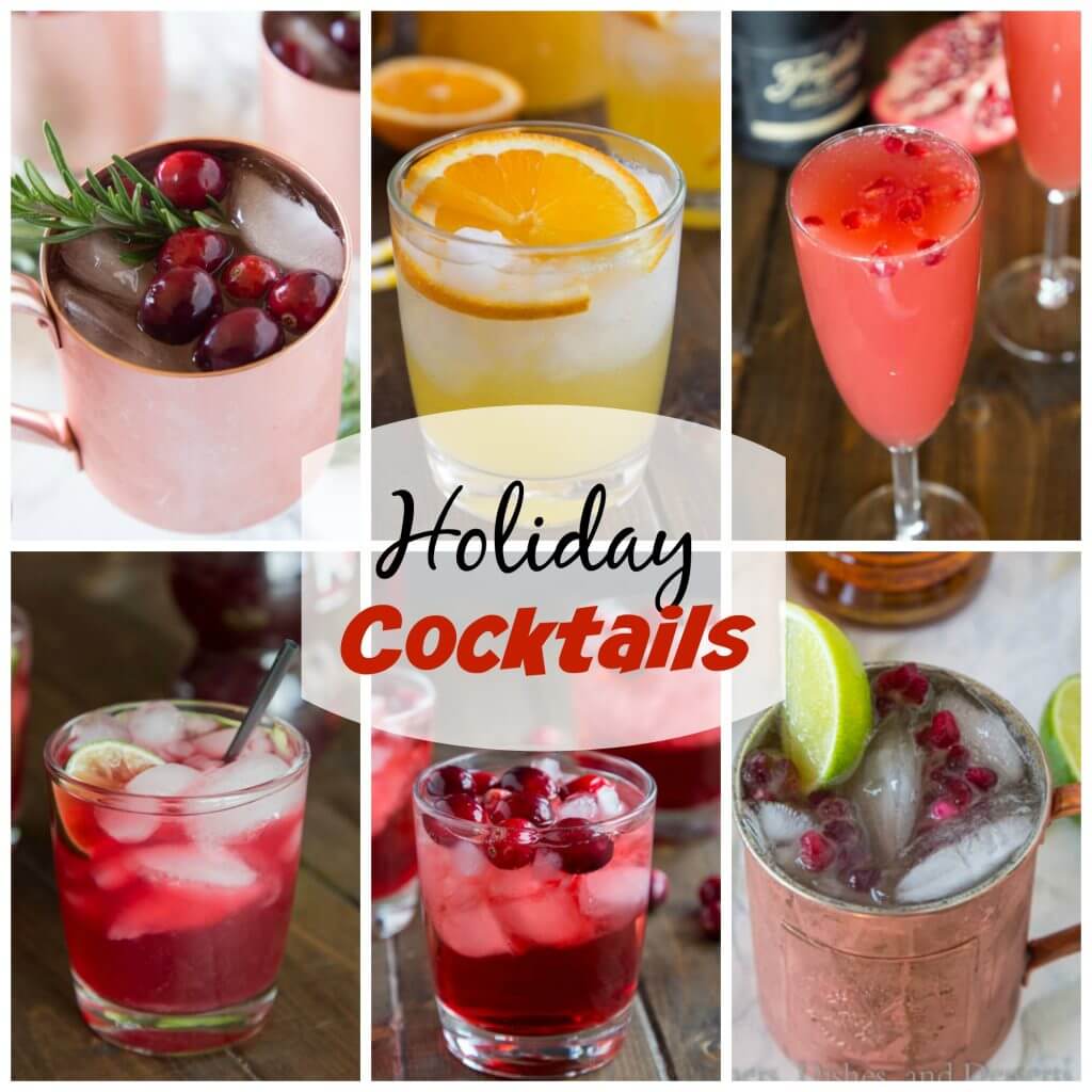 Holiday Cocktail Recipes - 15 cocktails that are ready for any holiday get together you have!