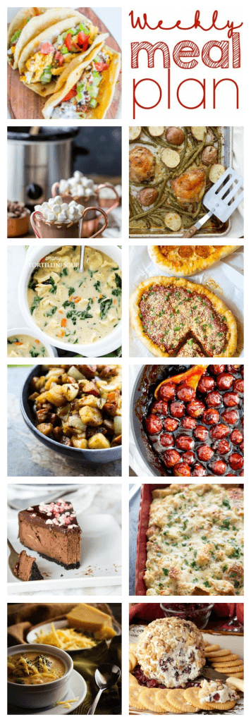 Weekly Meal Plan Week 74 – 11 great bloggers bringing you a full week of recipes including dinner, sides dishes, and desserts!