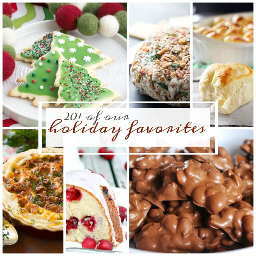 Favorite Holiday Recipes - Over 20 recipes that are perfect for the holiday season! Everything from main dishes to desserts, we have you covered!
