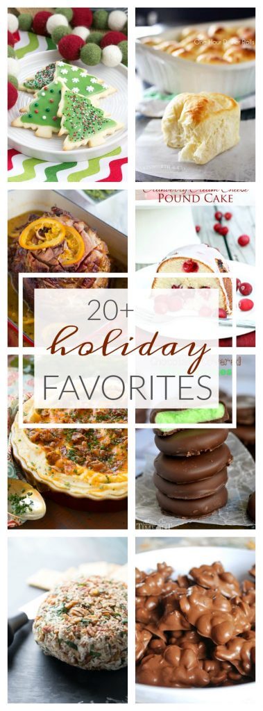 Favorite Holiday Recipes - Over 20 recipes that are perfect for the holiday season! Everything from main dishes to desserts, we have you covered!