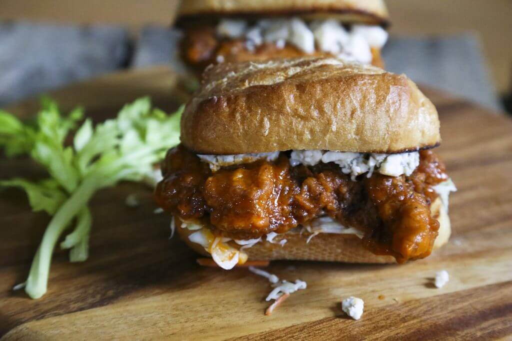 Buffalo Chicken Sandwiches {Foodie with Family}