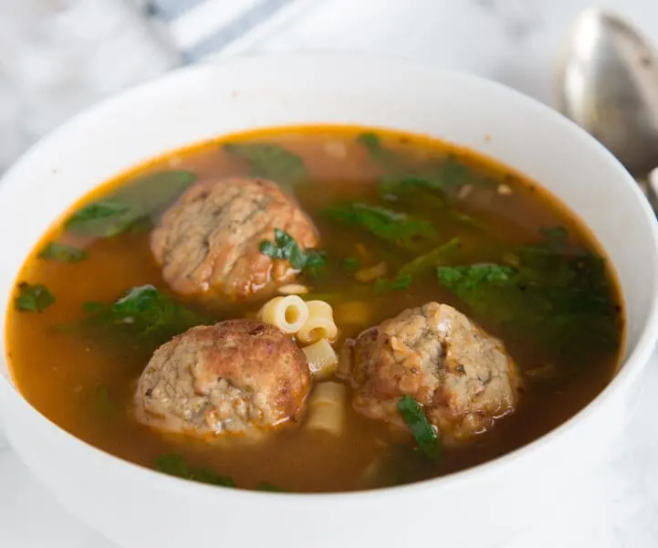 Italian Meatball Soup