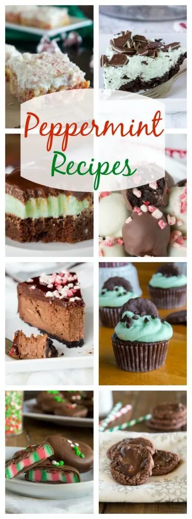 Peppermint Recipes - 19 fun and festive peppermint recipes that are perfect to make this holiday season.