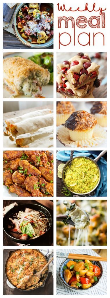 Weekly Meal Plan Week 79 – 11 great bloggers bringing you a full week of recipes including dinner, sides dishes, and desserts!