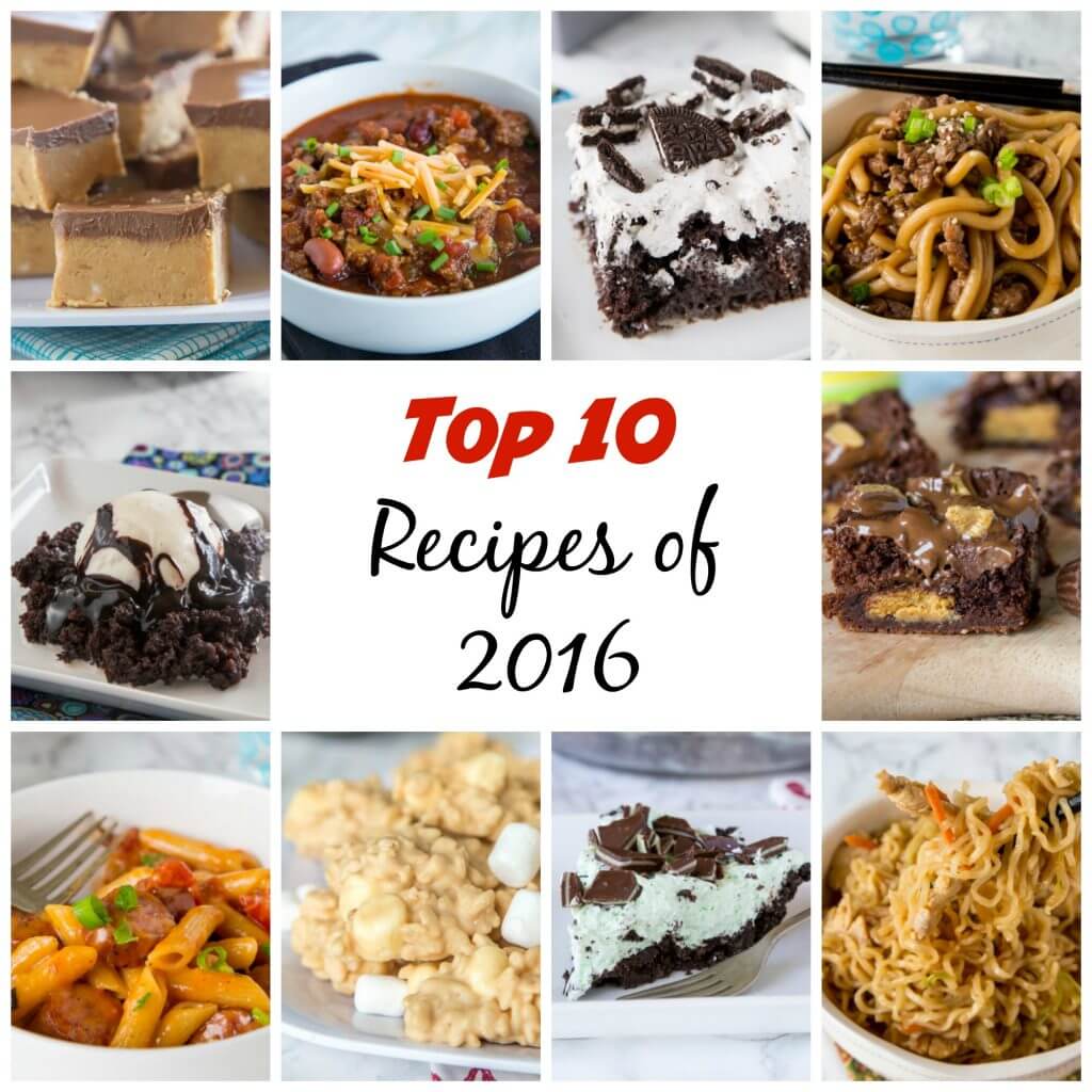 Top 10 Recipes of 2016 - The top 10 recipes that were published in 2016, ranked by the most viewed. 