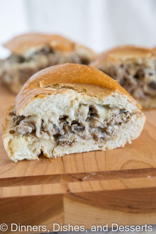 Beef Stroganoff Stuffed bread on a board