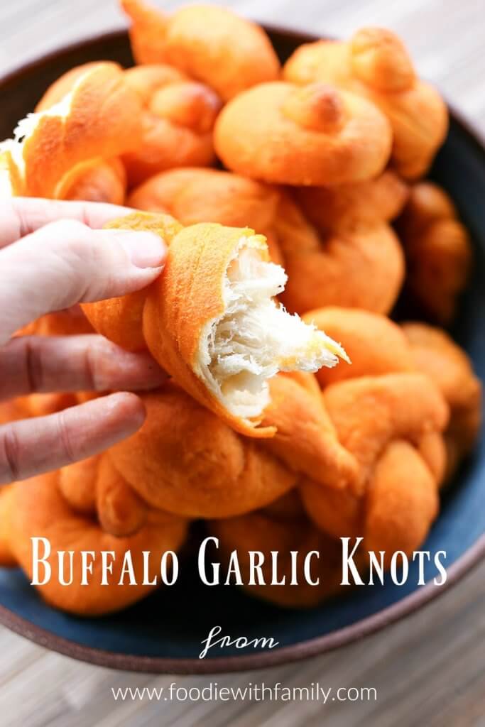 Buffalo Garlic Knots {Foodie with Family}