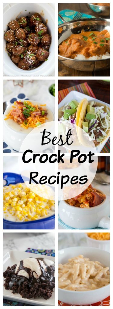 Crock Pot Recipes - Using your crock pot or slow cooker is so easy for busy days. Here is 20 crock pot recipes that will help get you through the week!