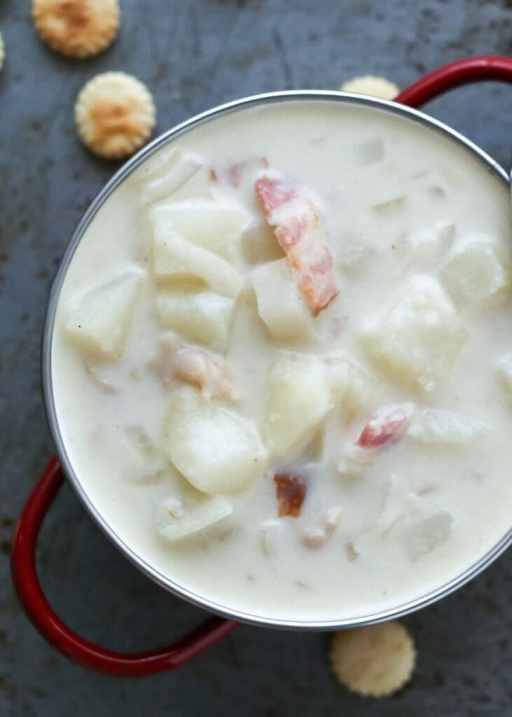 Chunky Clam Chowder {Barefeet in the Kitchen}