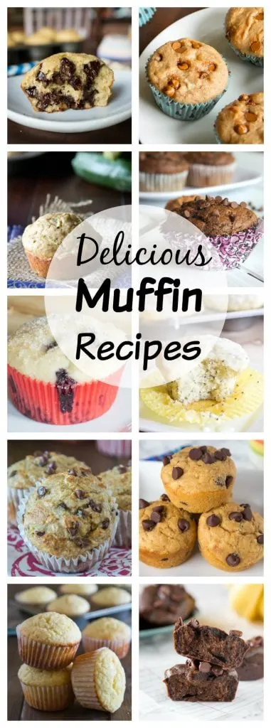 Muffins Recipes - Over 50 muffin recipes for all of your breakfast and snack cravings! Great for the freezer for easy mornings!