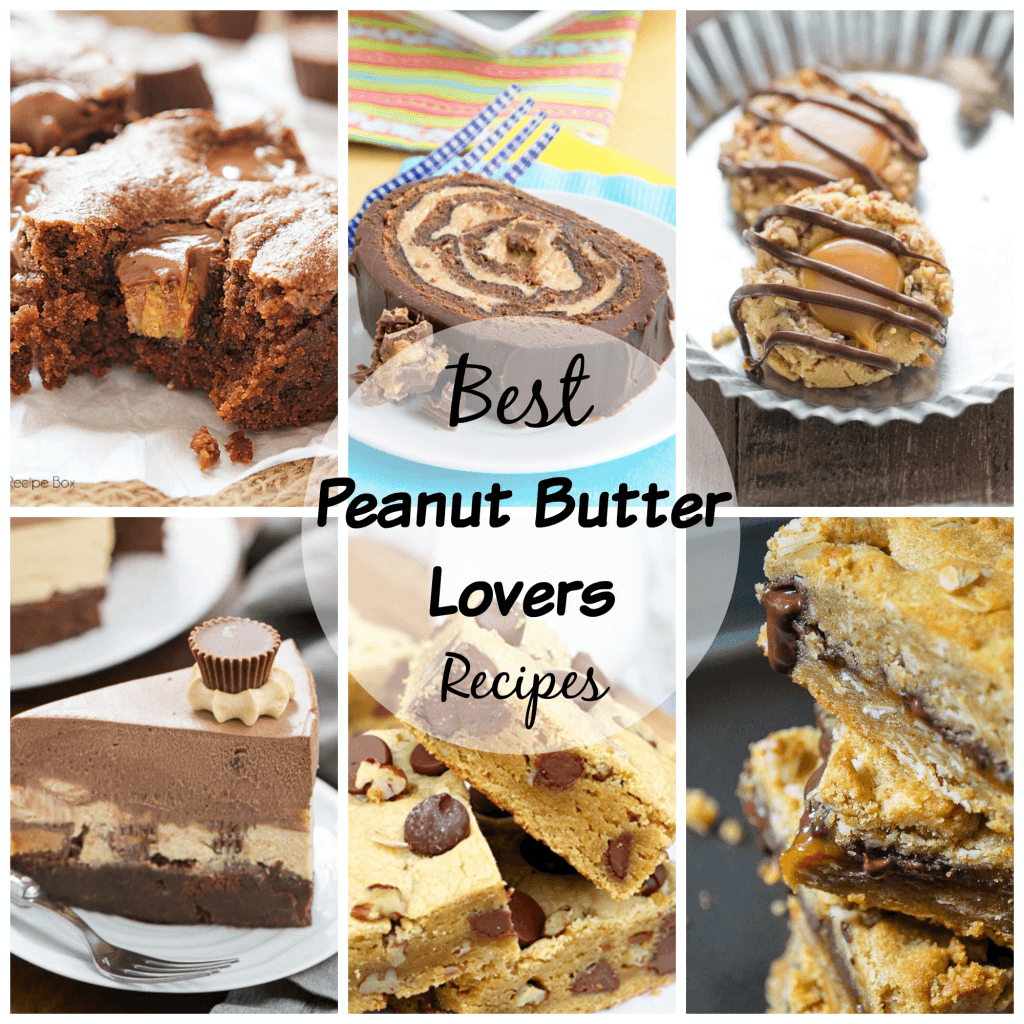 Peanut Butter Lovers Recipes - Over 20 recipes for the peanut butter lover in your life. Decadent desserts, snacks and even dinner. Peanut butter all day, every day!