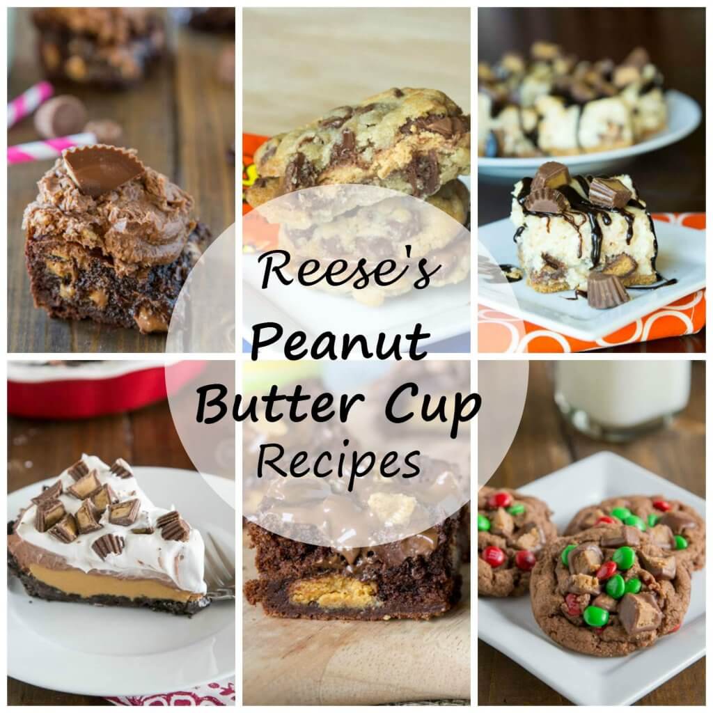 23 Reese's Peanut Butter Cup Recipes - a peanut butter and chocolate lovers dream. A round up of 23 over the top desserts with Reese's peanut butter cups!