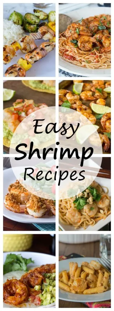 27 Easy Shrimp Recipes - make more shrimp for dinner at home. A round up of 27 of my favorite easy shrimp recipes!