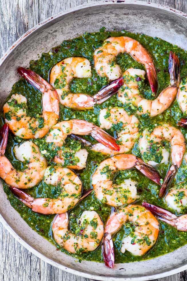 Chimichurri Shrimp {The View from the Great Island}
