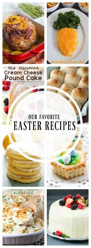 Our Favorite Easter Recipes - 23 great Easter Recipes you will want to make this year. Everything from a show stopping ham, to side dishes and desserts!