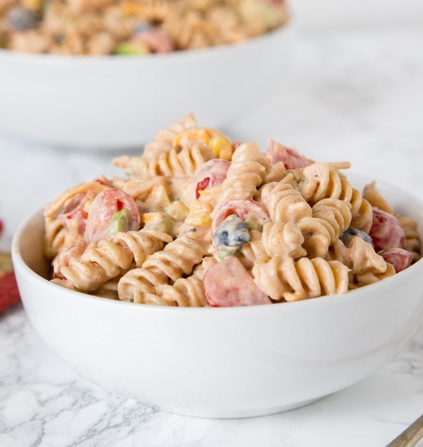 Creamy Taco Pasta Salad Recipe - Dinners, Dishes, and Desserts