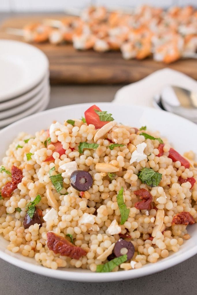 Mediterranean Couscous Salad {Culinary Ginger} - 19+ of the BEST Summer Potluck Recipes Roundup