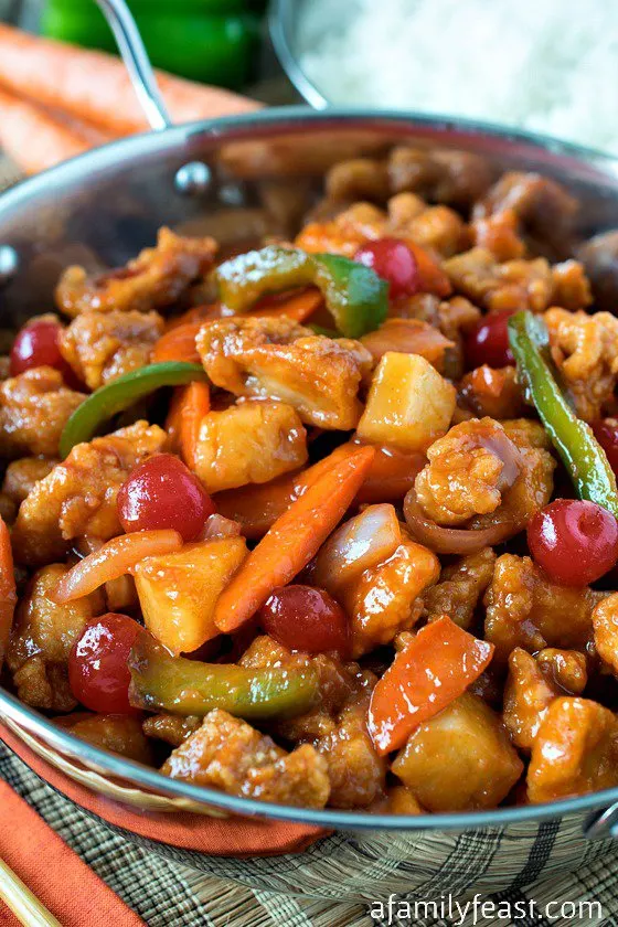 Sweet and Sour Chicken {A Family Feast}