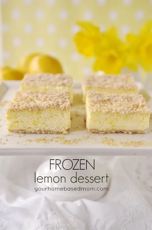 Frozen Lemon Desserts {Your Home Based Mom}