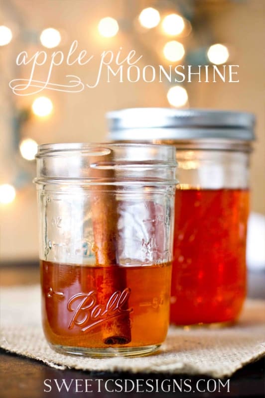 Apple Pie Moonshine {Sweet C's}