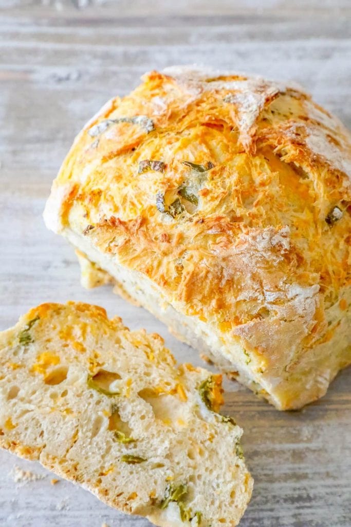 Cheddar Jalapeno Bread {Sweet C's}