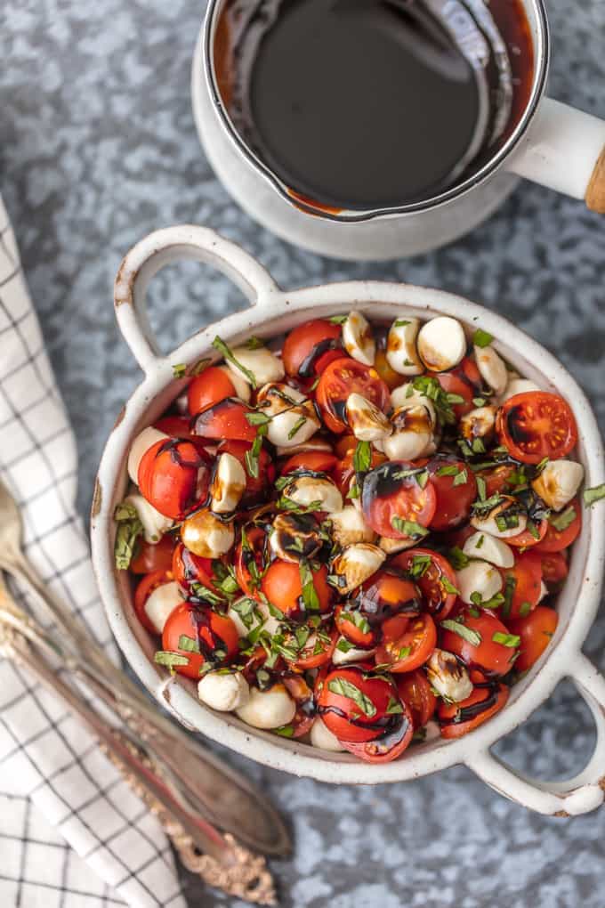 Chopped Caprese Salad {The Cookie Rookie}