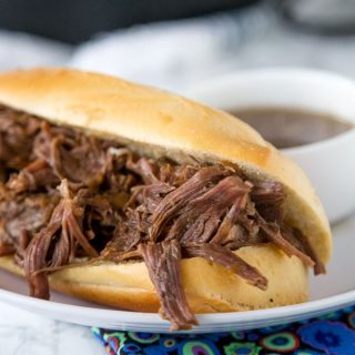 Instant Pot French Dip Sandwiches - make super tender and juicy french dip sandwiches in a fraction of the time using the instant pot!