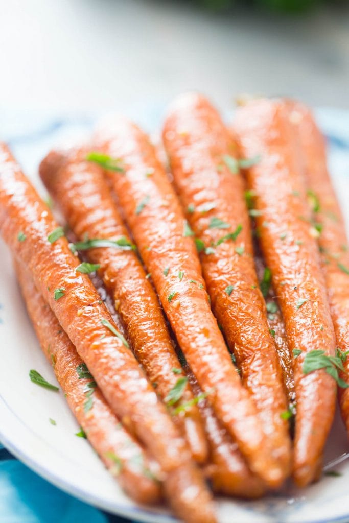 Oven Roasted Carrots with Garlic and Parsley {Lemons for Lulu}