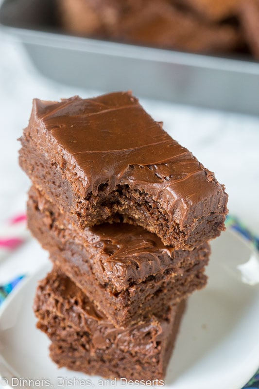 One Bowl Brownies are super easy to make